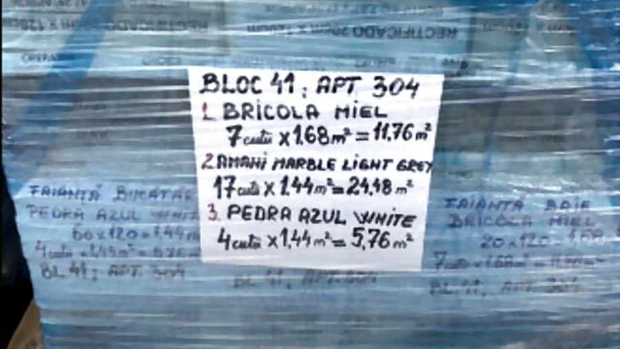 Palet etichetat, Bloc 41
